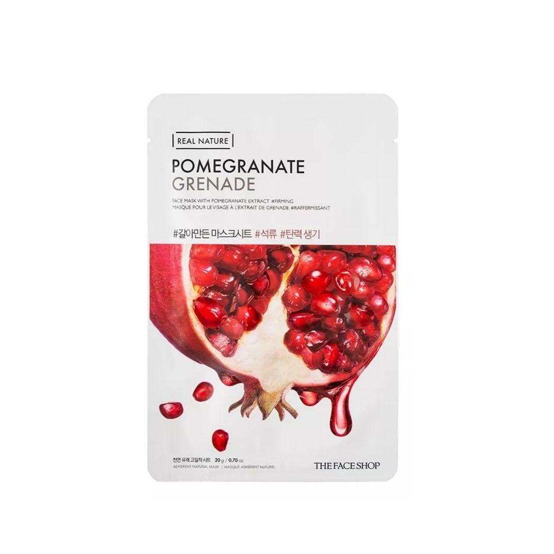 Real Nature Face Mask  Pomegranate